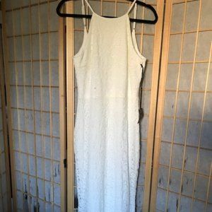 Lulu's White Bridal Gown Mermaid flare bottom